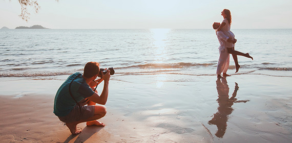 Keep the camera close to your body