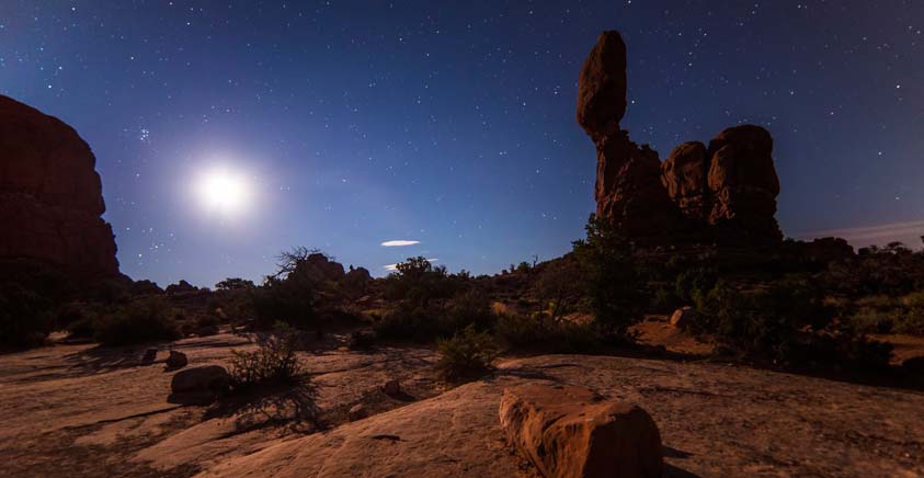 Bulb exposure at night