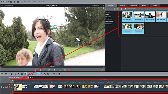 how to turn vegas pro video format to .mov file