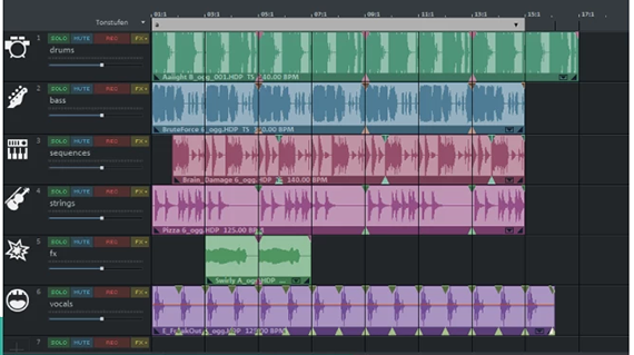 Arrangement with several loops