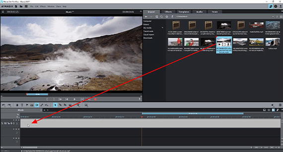 how to add an overlay video in magix fastcut