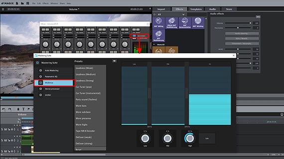 Aumentar o volume com compressor multibanda