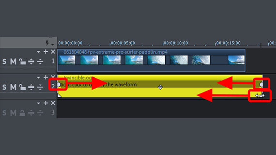 Set fades and cuts with object handles