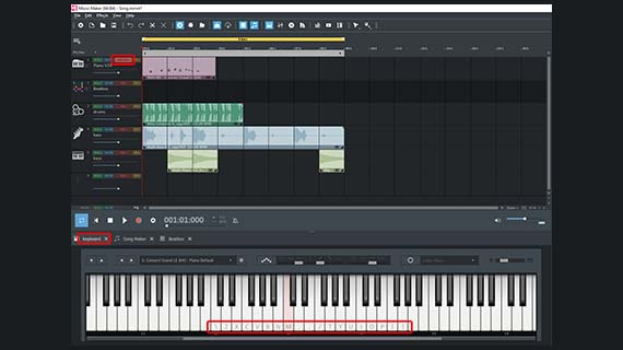 Switch the track to MIDI recording mode