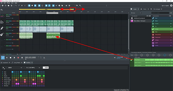 Compile background music from Soundpool samples