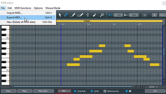 midi editor free lyrics