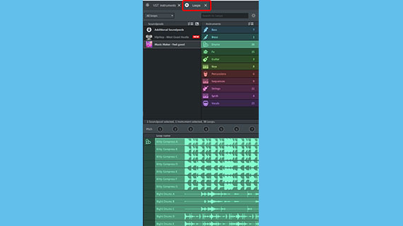 Select Soundpool Loops