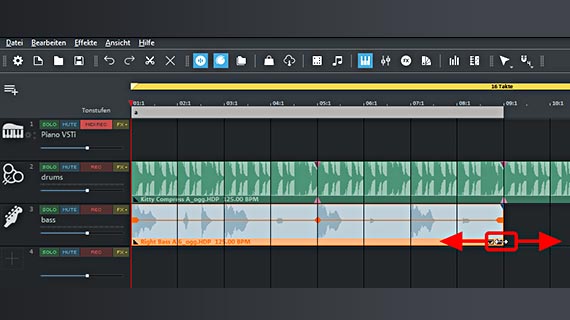 Dragging loops out for longer sequences