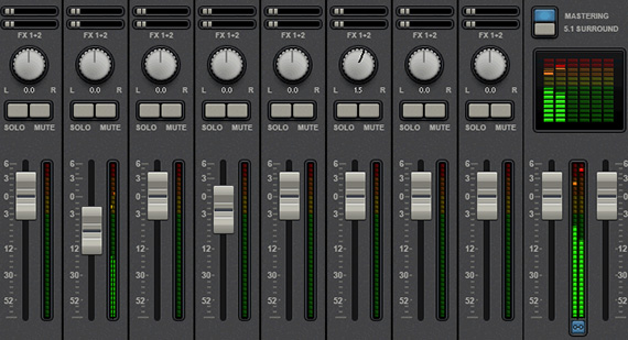 Mezclador virtual en Video deluxe Mezclar pistas de audio
