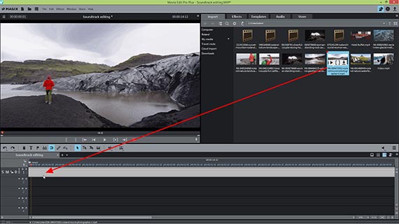 Geluidsspoor bewerken: video-import